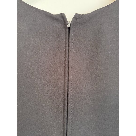 Vintage MAGGY LONDON Women’s Midi Dress Gown Size 10 Black Whimsigoth Cocktail - Picture 6 of 11